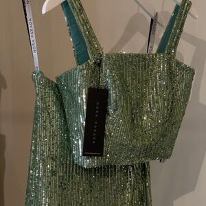 Formal Green Sequin dress